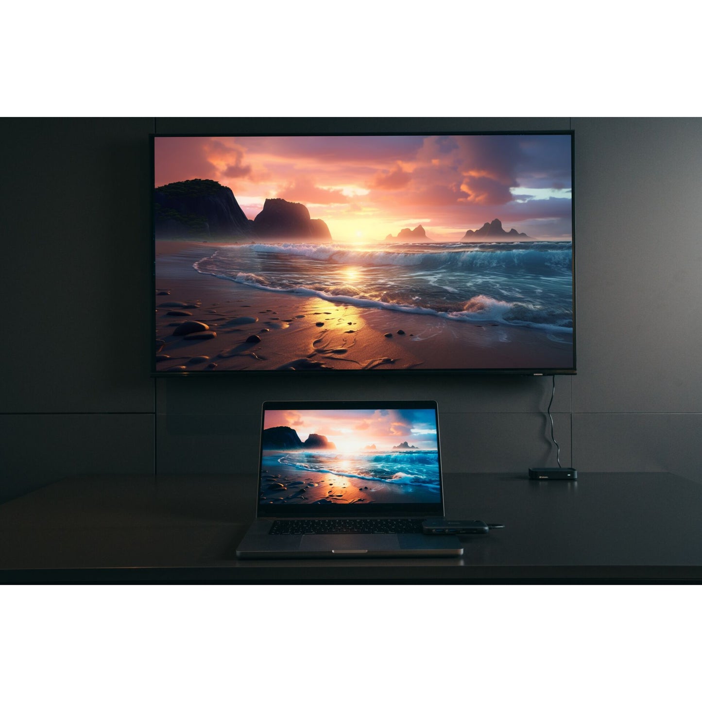 Verbatim Share My Screen USB-C Wirel.Displ.Ad. 1080P/Hub 32146