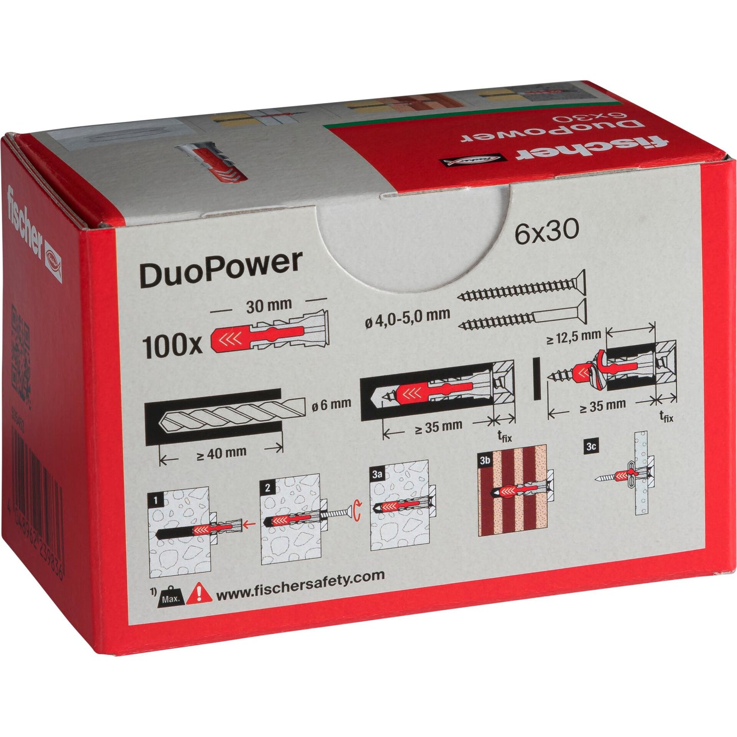 Fischer DUOPOWER 6x30 100 pcs