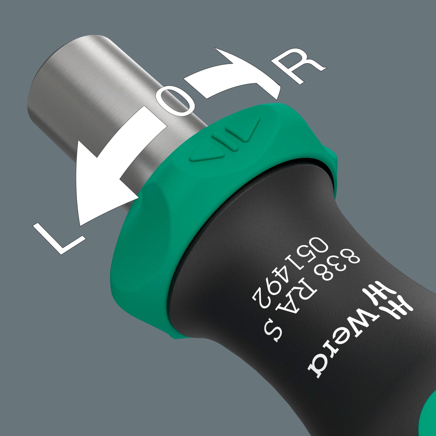 Wera 838 RA S Bitholding Screwdriver w.Ratchet func.1/4