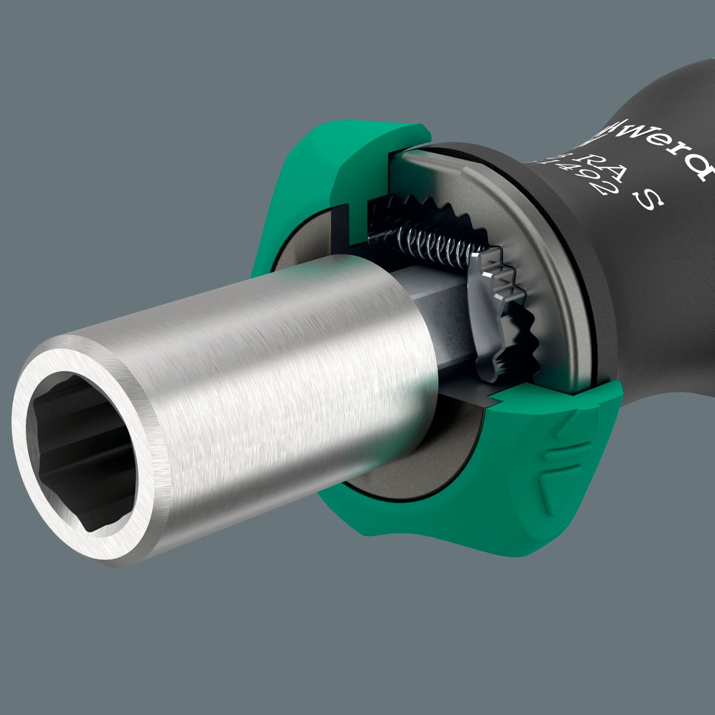 Wera 838 RA S Bitholding Screwdriver w.Ratchet func.1/4