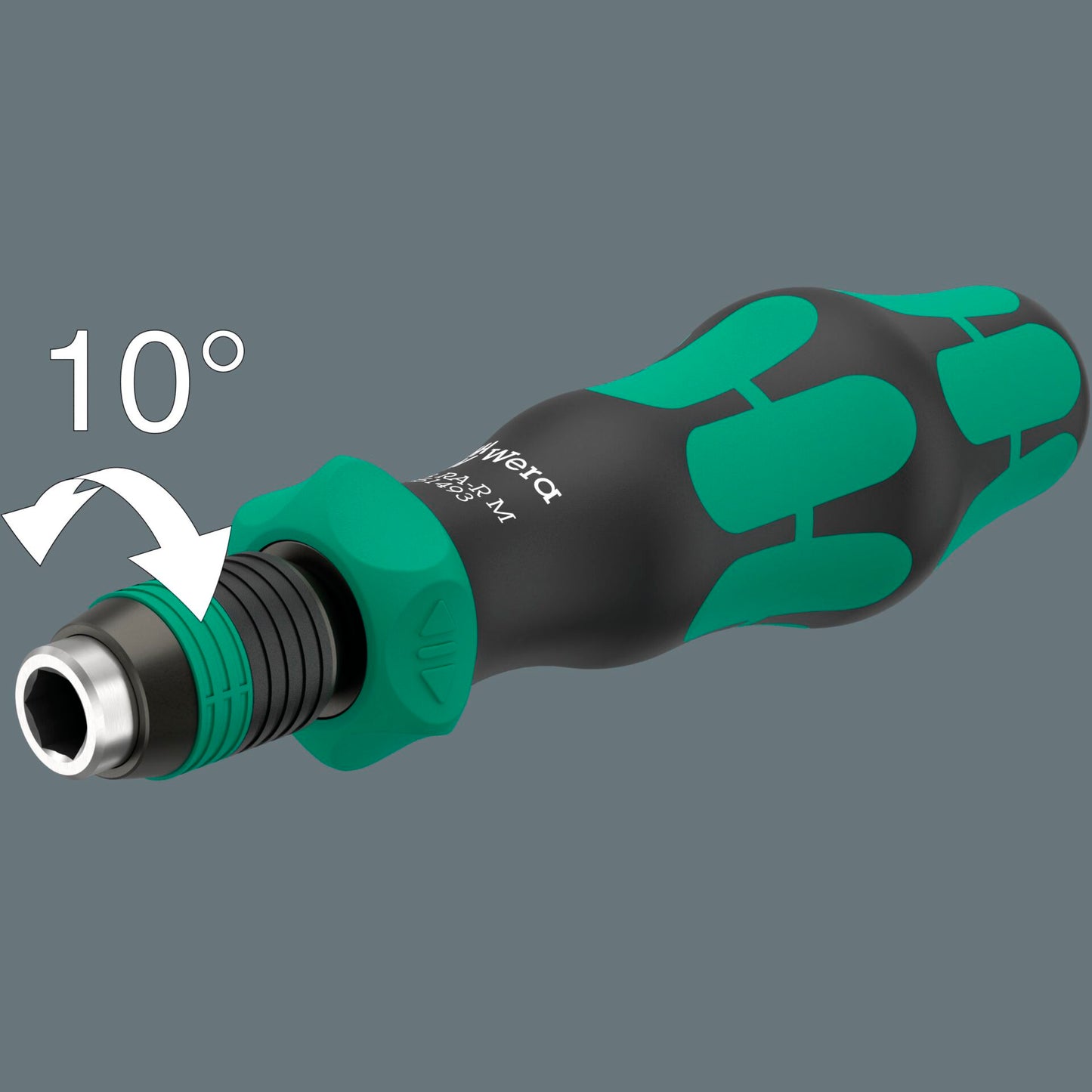 Wera 838 RA-R M Bitholding Screwdriver w.Ratchet func. 1/4