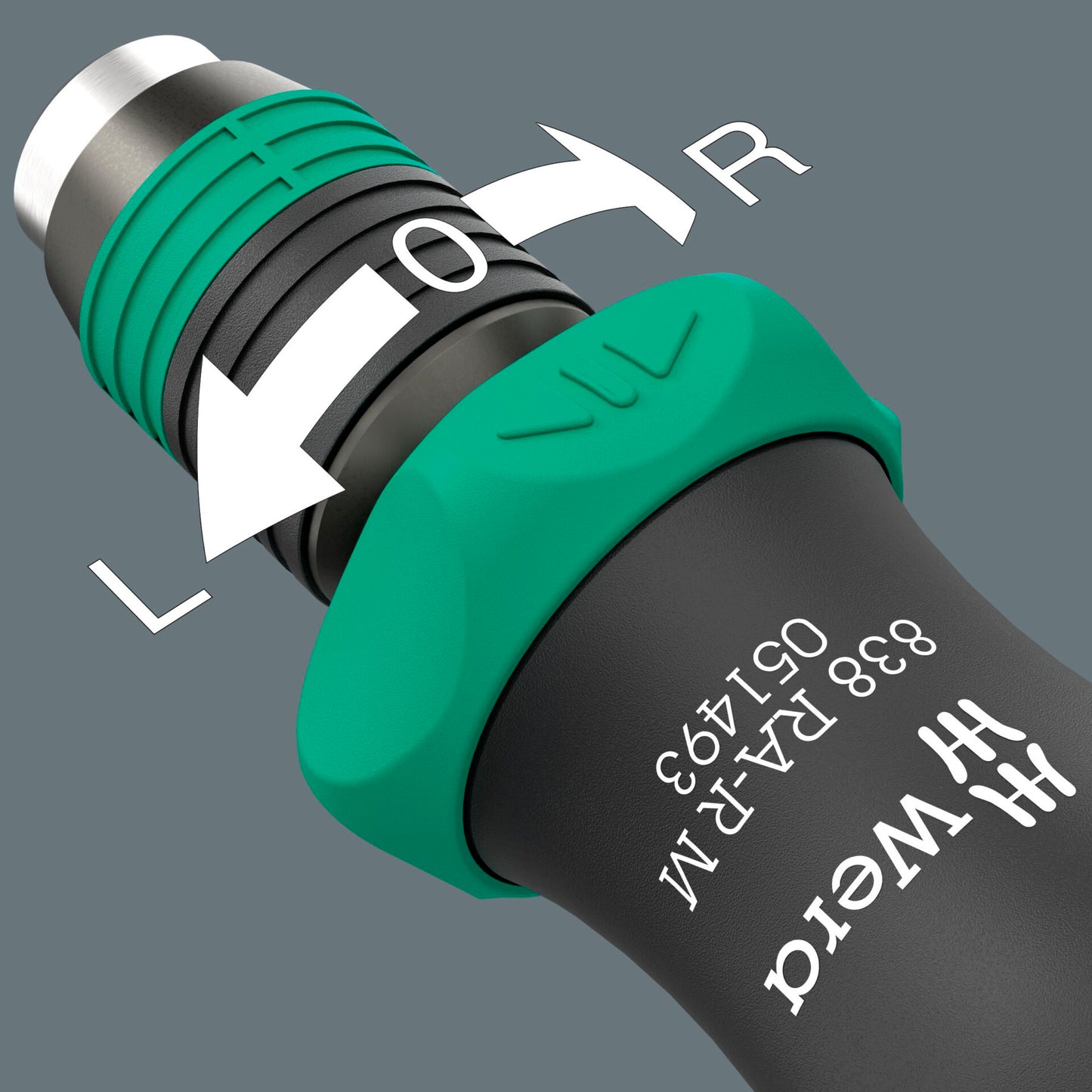 Wera 838 RA-R M Bitholding Screwdriver w.Ratchet func. 1/4