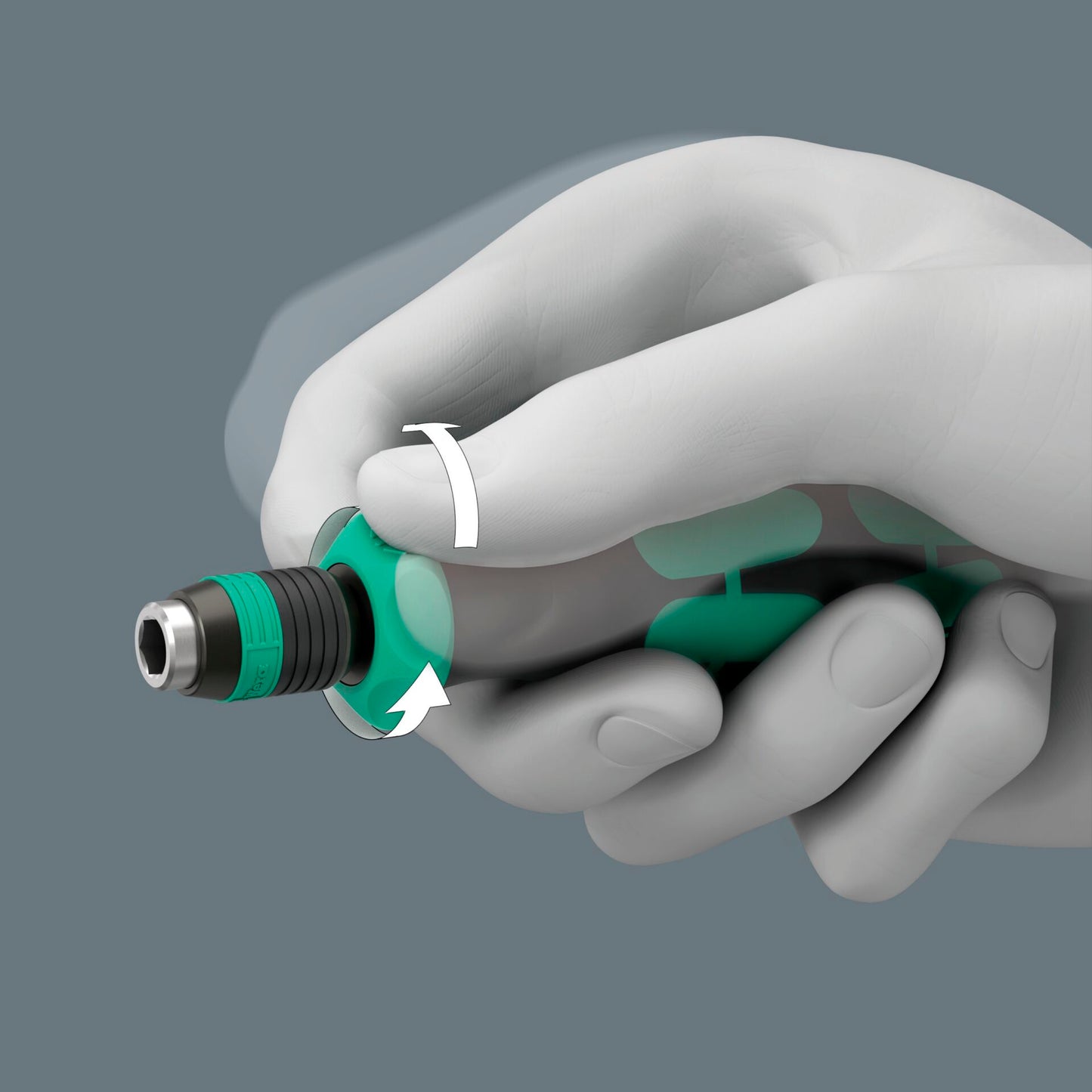 Wera 838 RA-R M Bitholding Screwdriver w.Ratchet func. 1/4