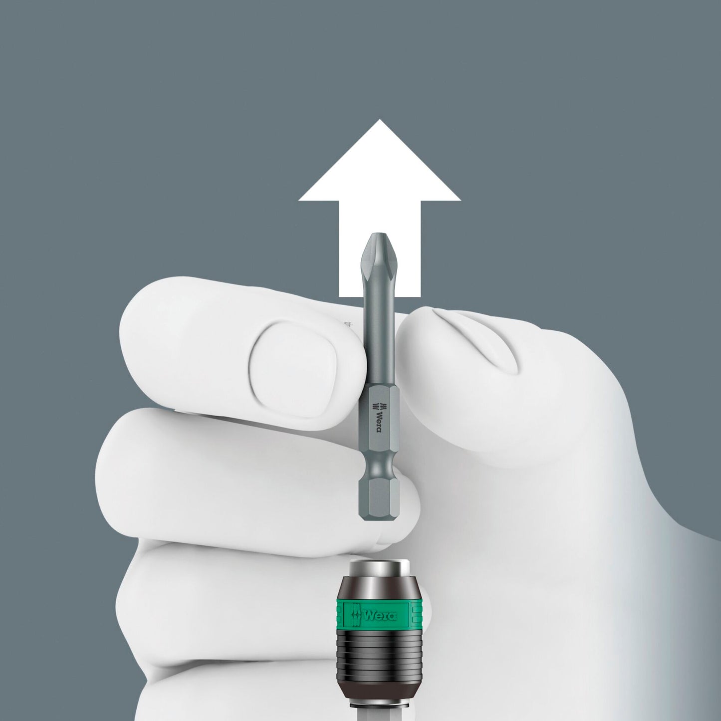Wera 838 RA-R M Bitholding Screwdriver w.Ratchet func. 1/4