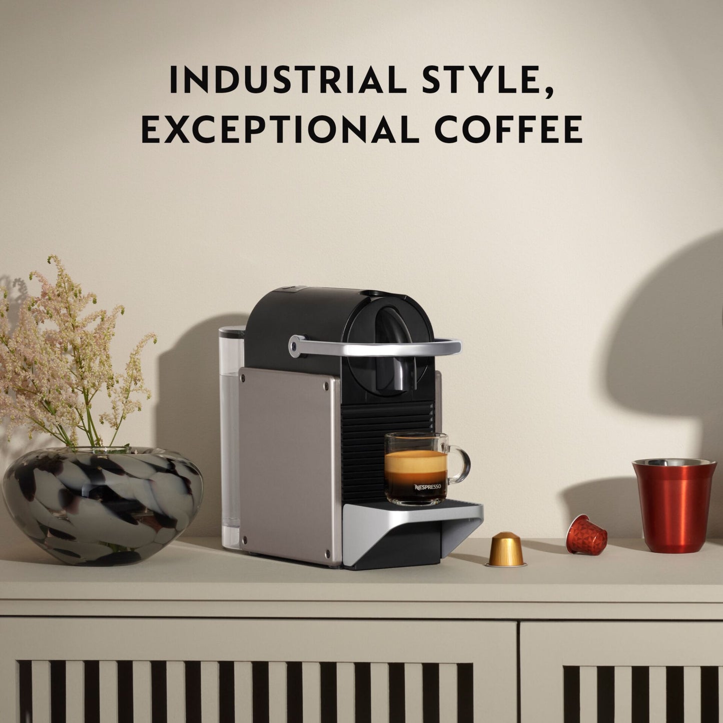 Nespresso XN 306 T Pixie Coffee Machine  titan   by Krups