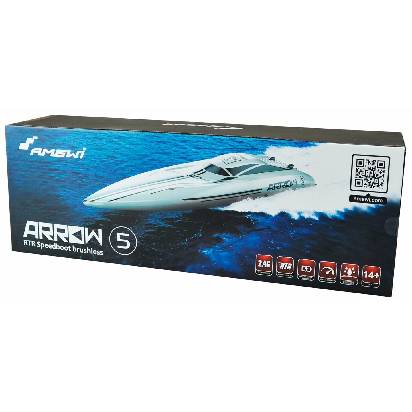 AMEWI Arrow 5 Mono Speedboot brushless 633mm RTR 2,4GHz