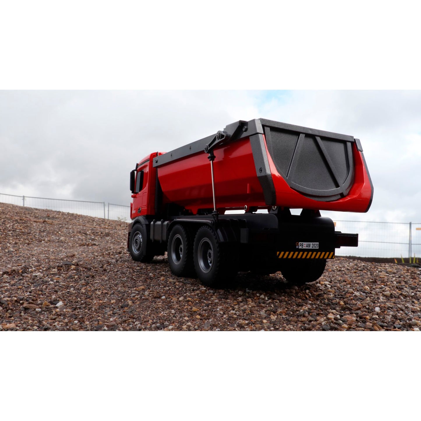 AMEWI Mercedes-Benz Arocs License DumpTruck RTR red 2,4GHz