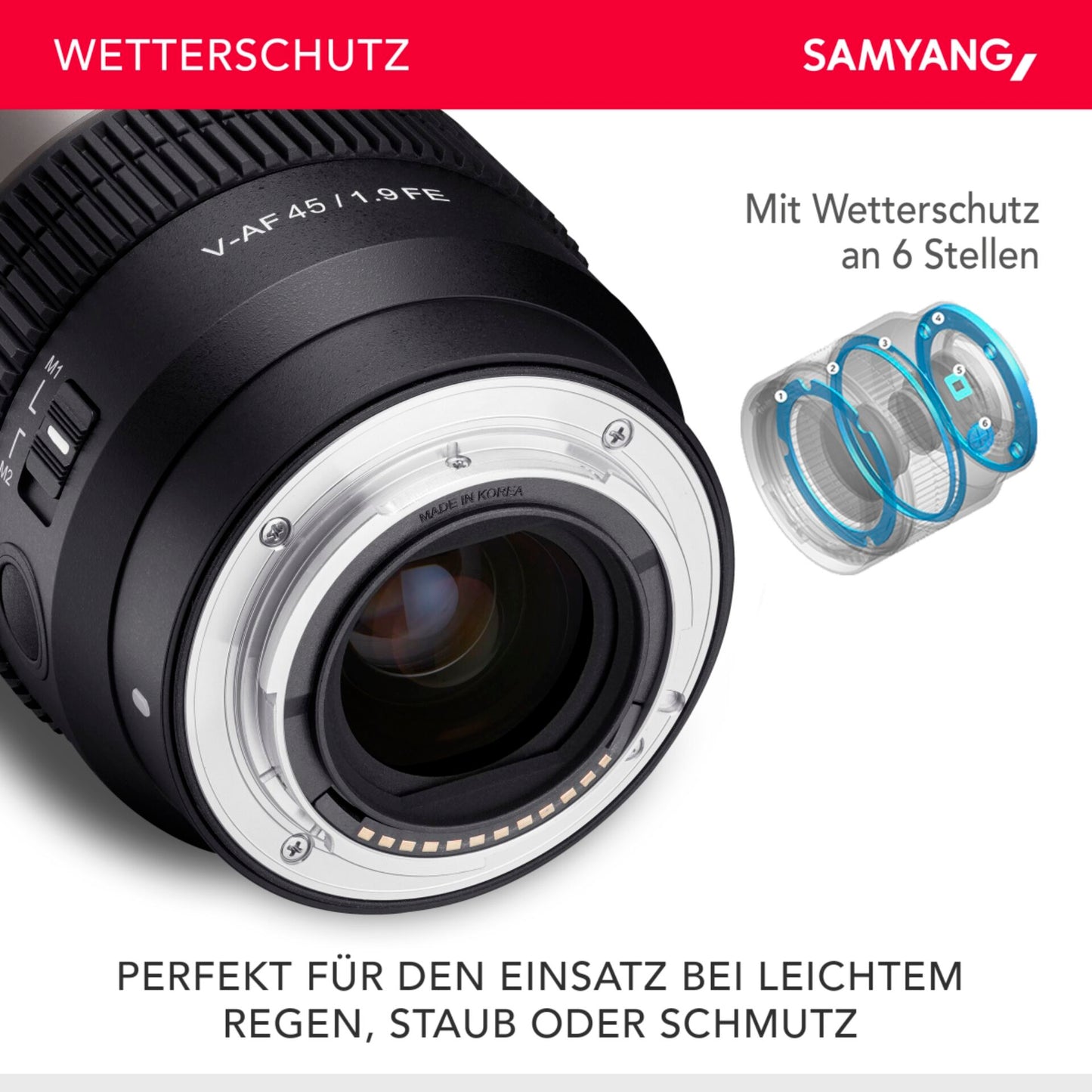 Samyang V-AF T 1,9/45 FE Sony E