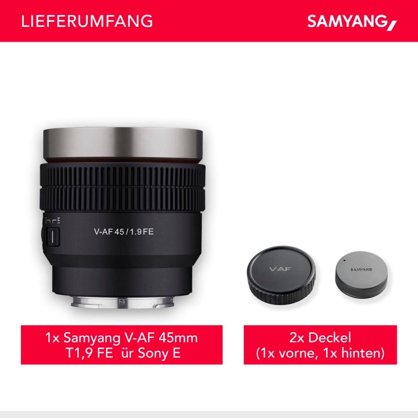 Samyang V-AF T 1,9/45 FE Sony E