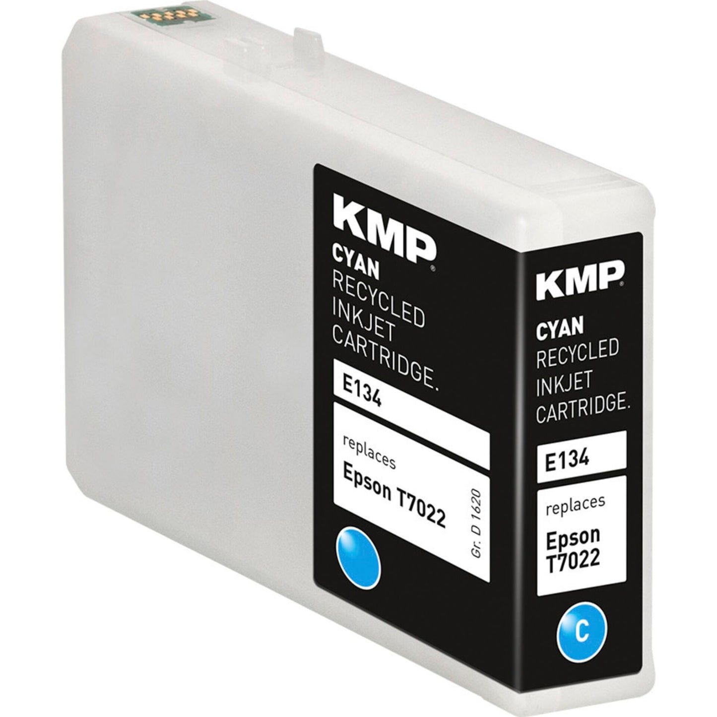 KMP E134 ink cartridge cyan compatible with Epson T7022