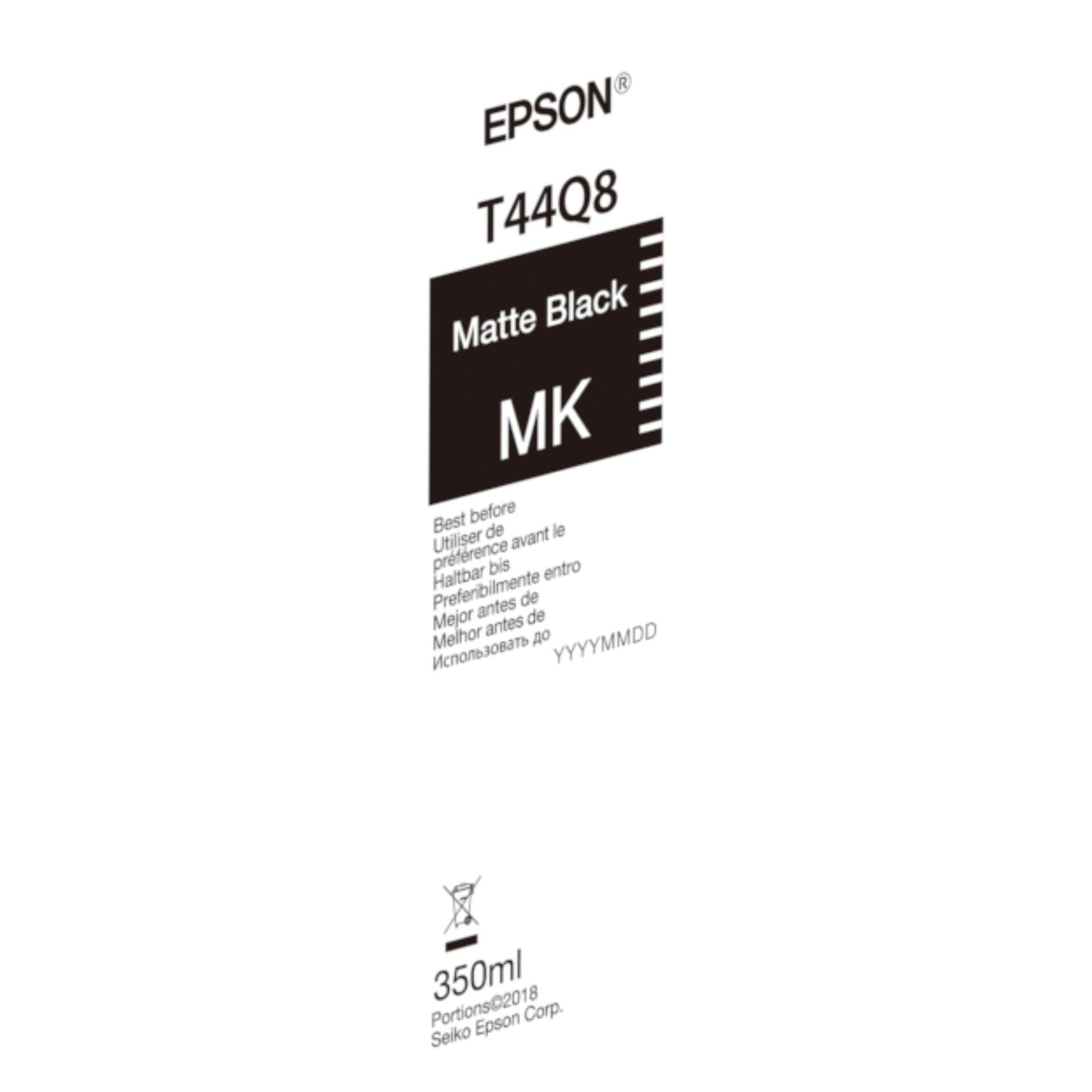 Epson ink cartridge matte black T 44Q 350 ml T 44Q84N