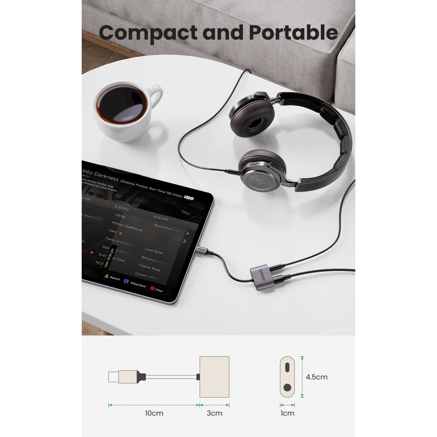 UGREEN USB-C to 3.5mm Audio Adapter with PD