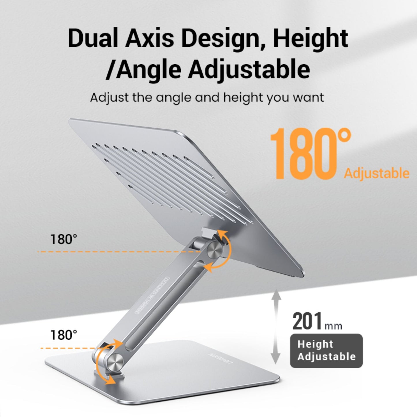 UGREEN Adjustable Laptop Stand Silver
