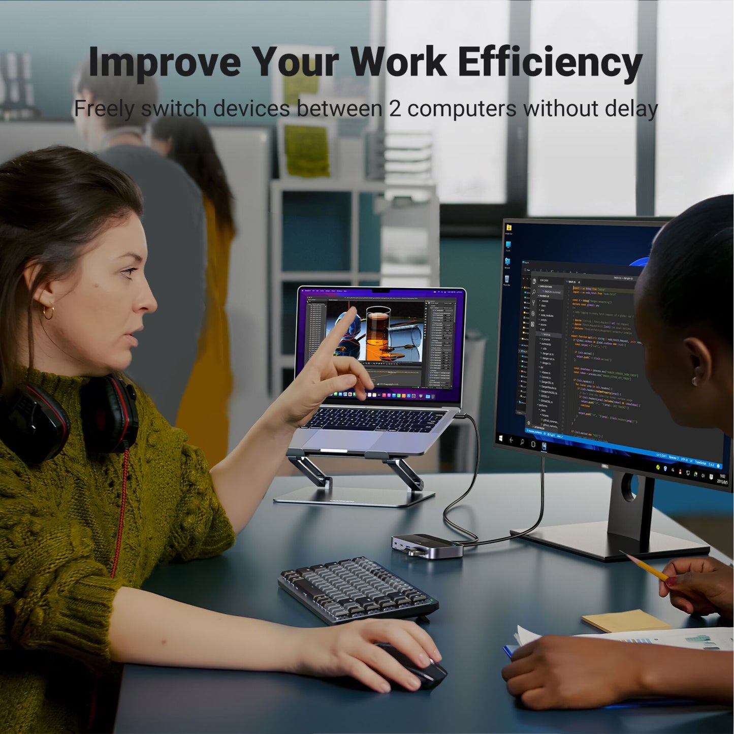 UGREEN USB 3.0 Sharing Switch 2 In 4 Out