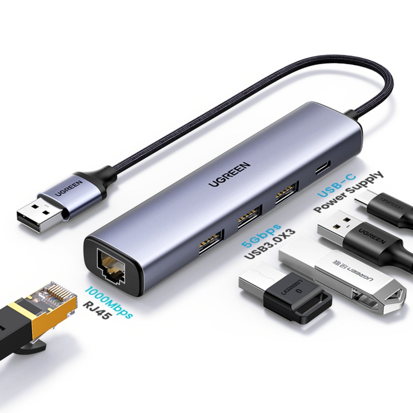UGREEN USB-A / USB-C to HDMI Adapter