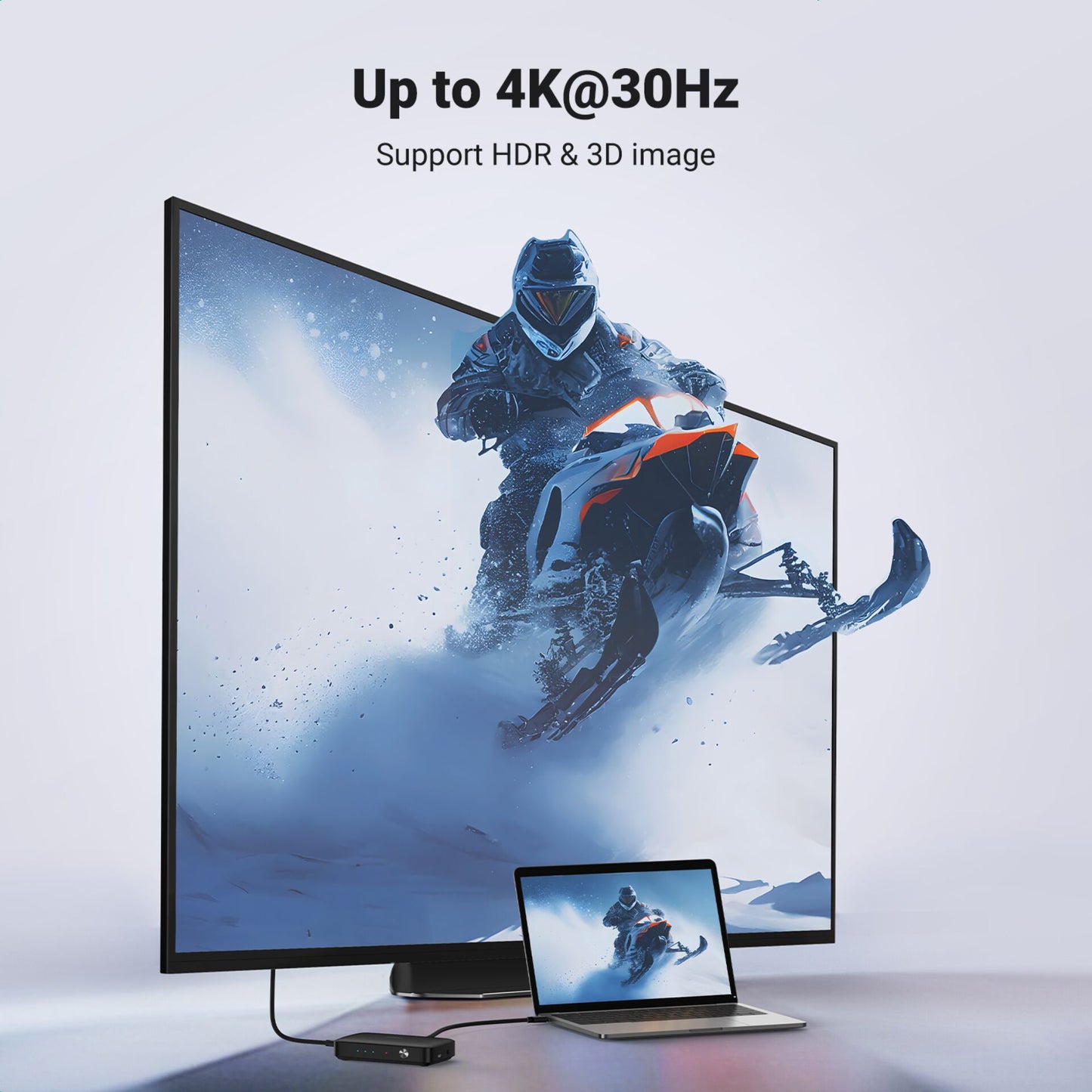 UGREEN HDMI Switcher 3 In 1 Out 4K