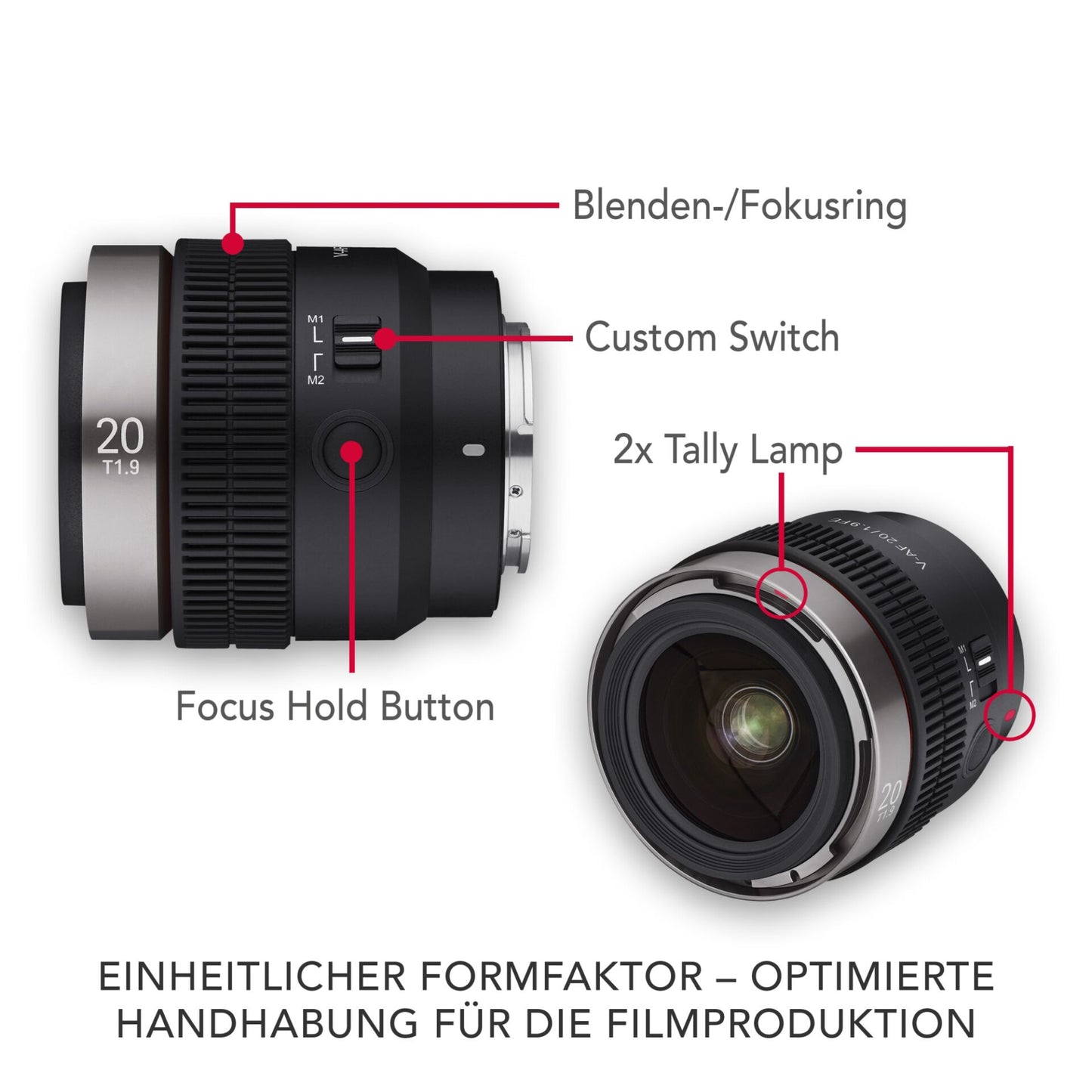 Samyang V-AF T 1,9/20 FE Sony E