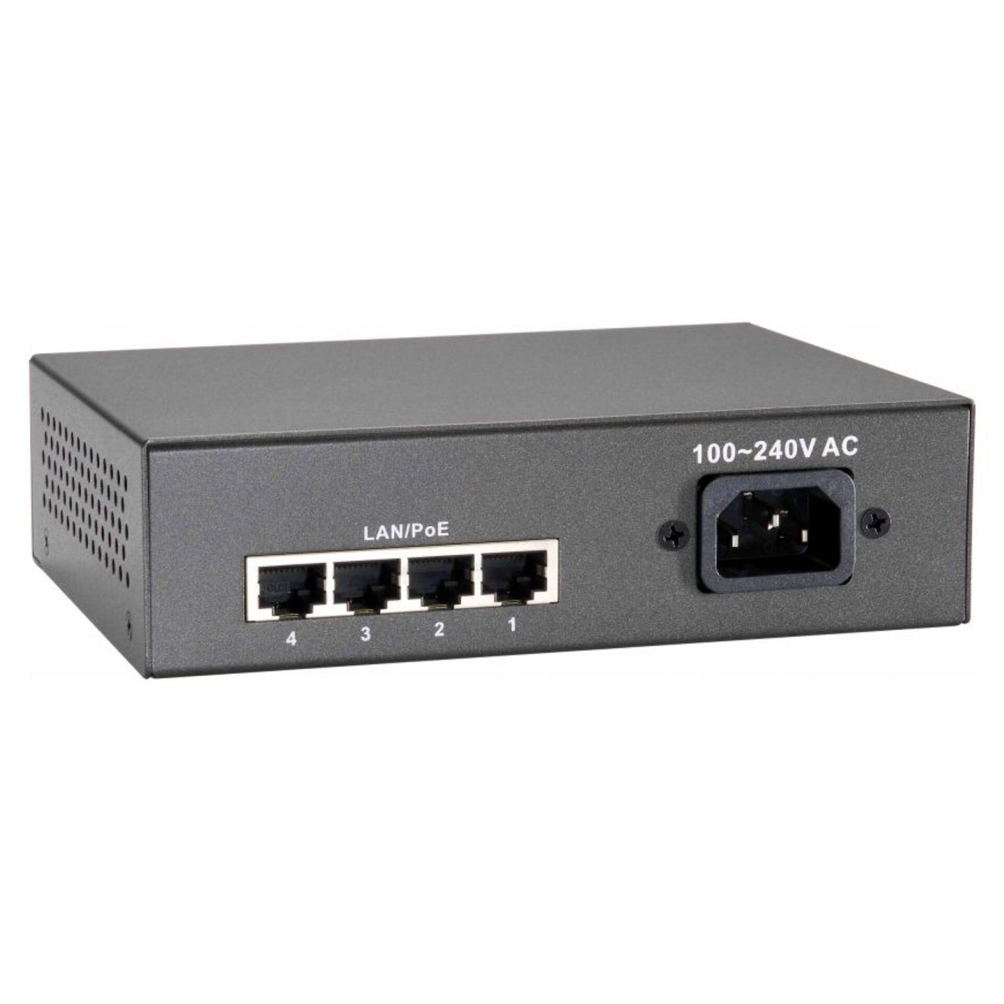 LevelOne FEP-0511W90 5-Port-Fast Ethernet-PoE-Switch