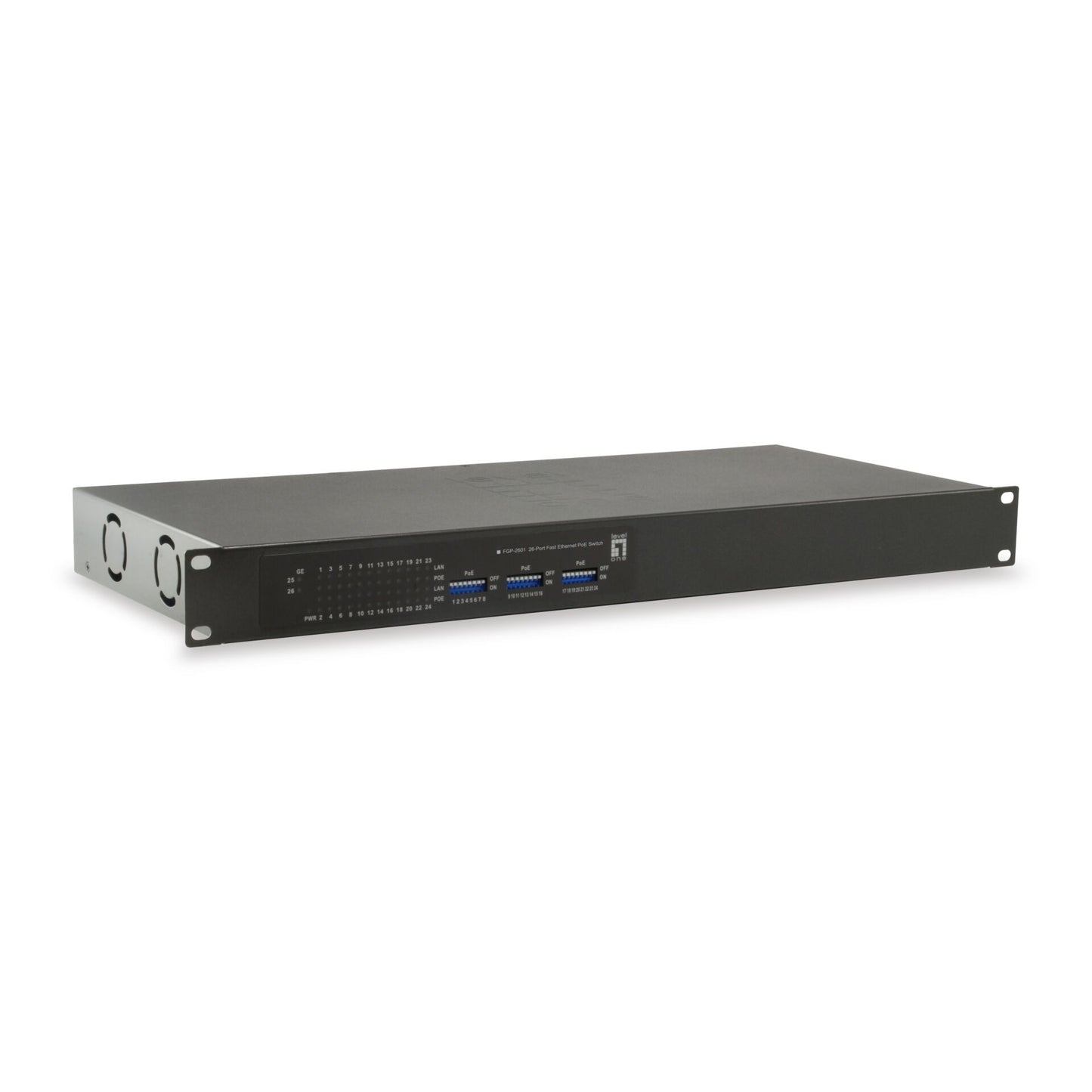 LevelOne FGP-2601W150 26-Port-Fast Ethernet-PoE-Switch