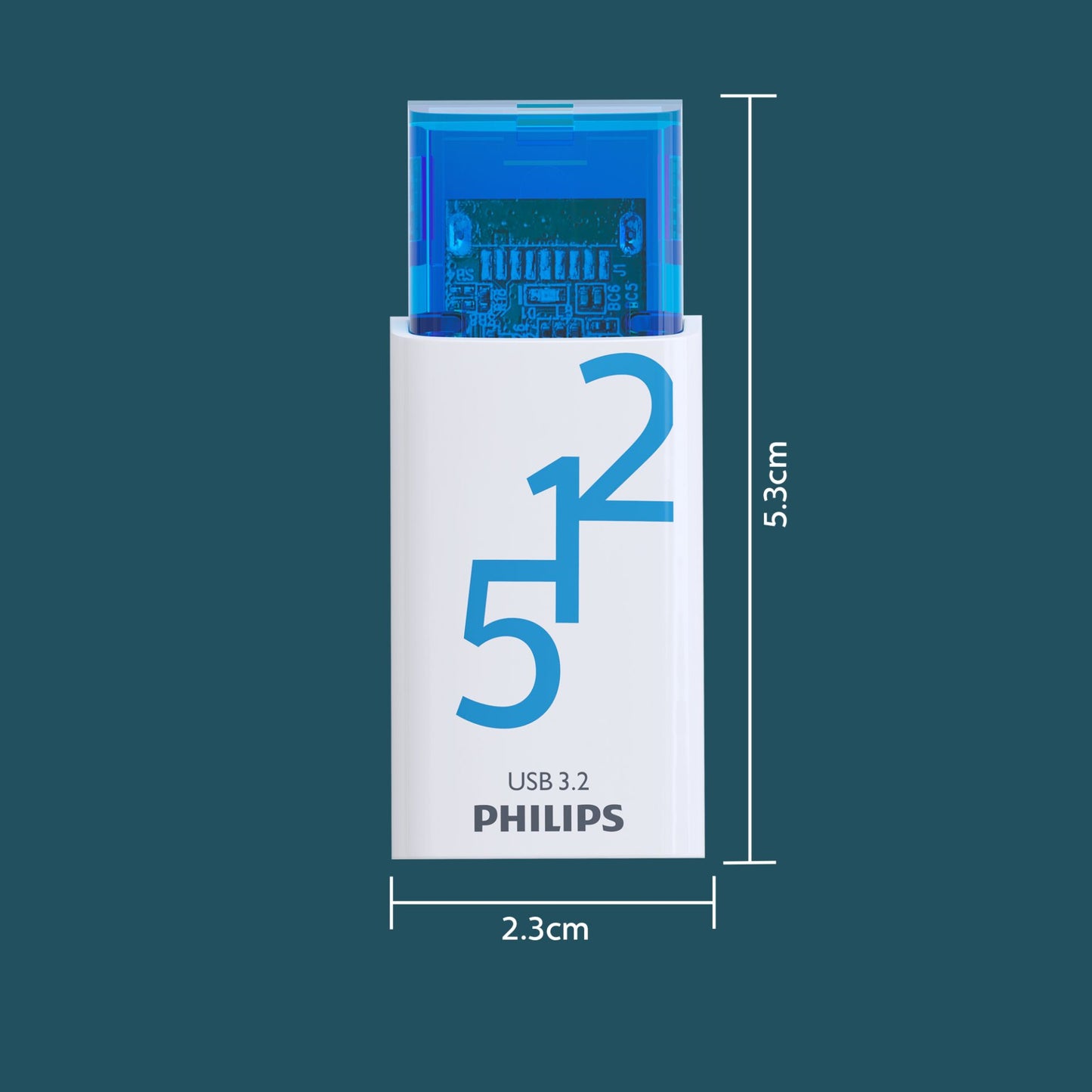 Philips USB 3.2 512GB Click Series Gen 1 USB-C