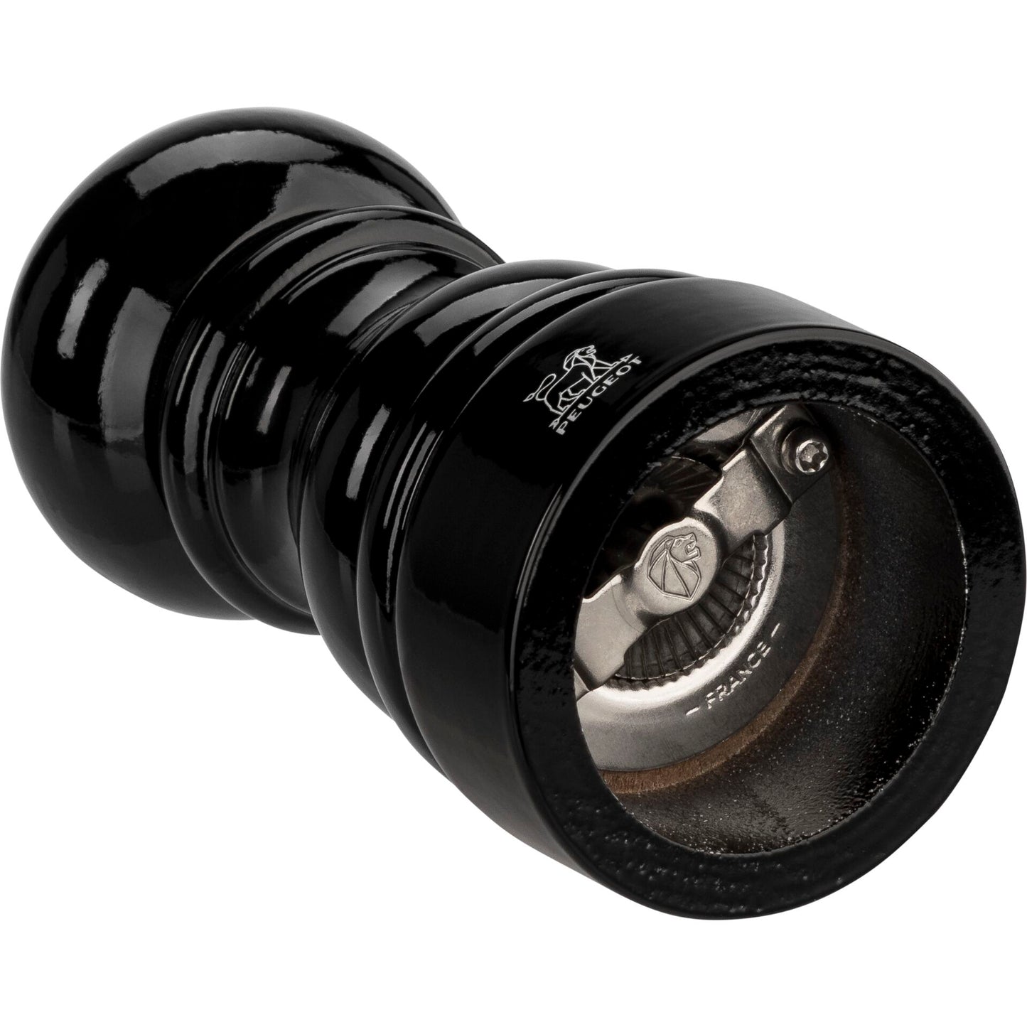 Peugeot Paris salt mill 12 cm beech wood black lacquered