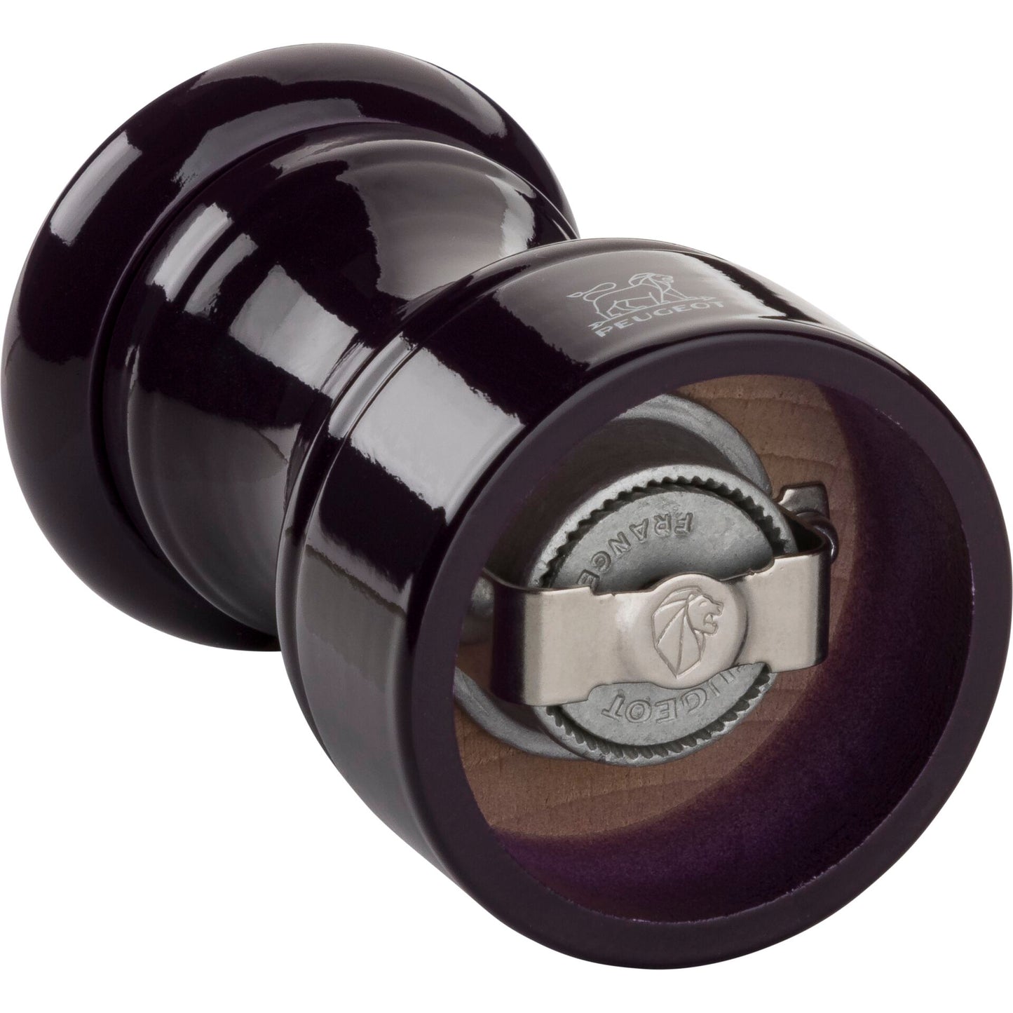 Peugeot Bistro pepper mill 10 cm eggplant lacquered wood