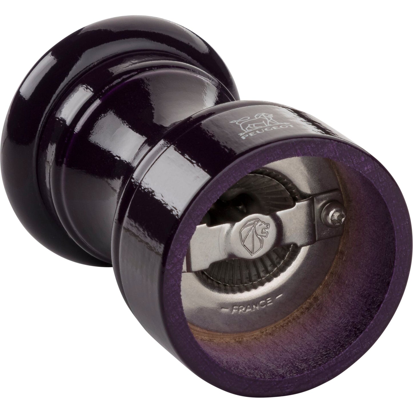 Peugeot Bistro salt mill 10 cm eggplant lacquered wood