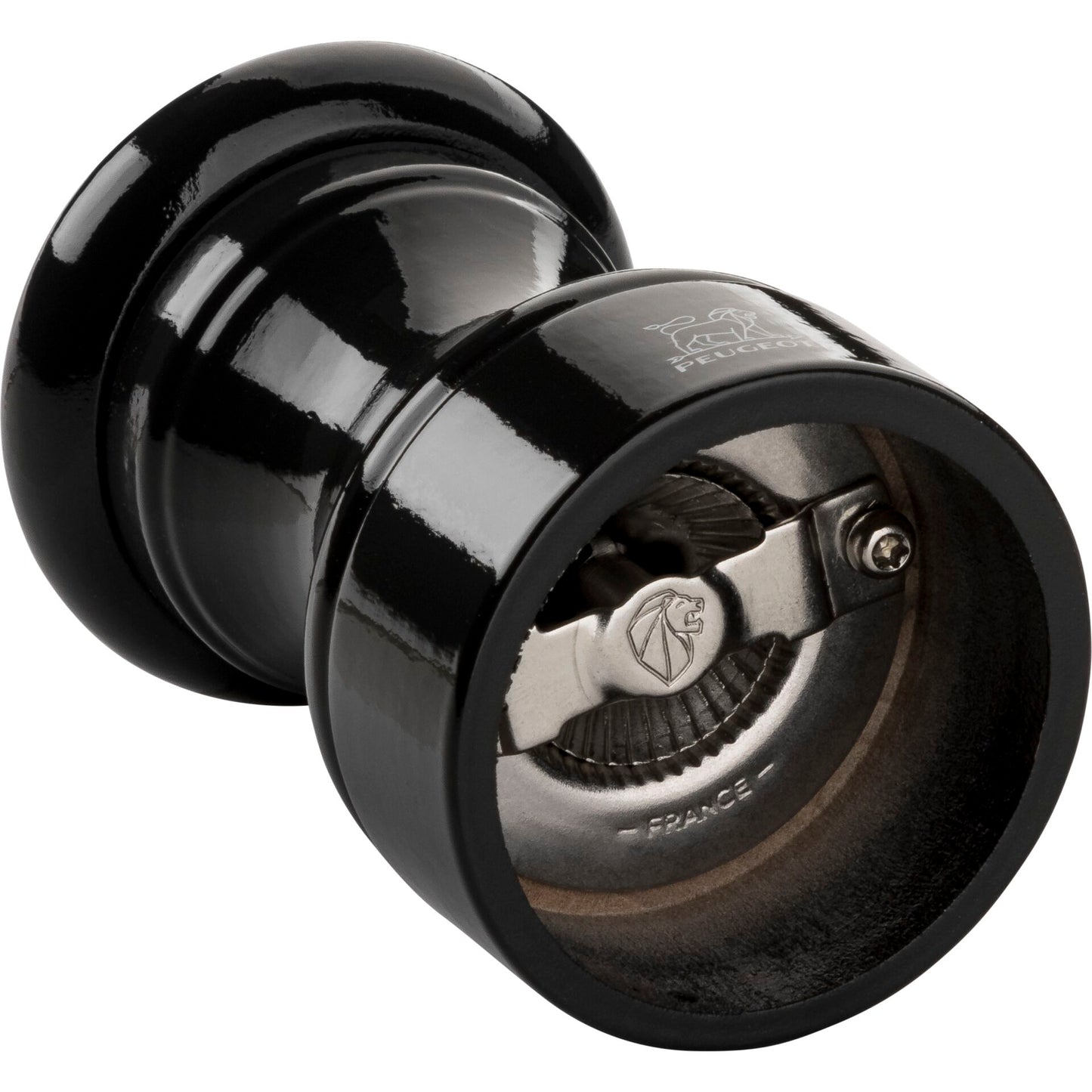 Peugeot Bistro salt mill 10 cm slate lacquered wood