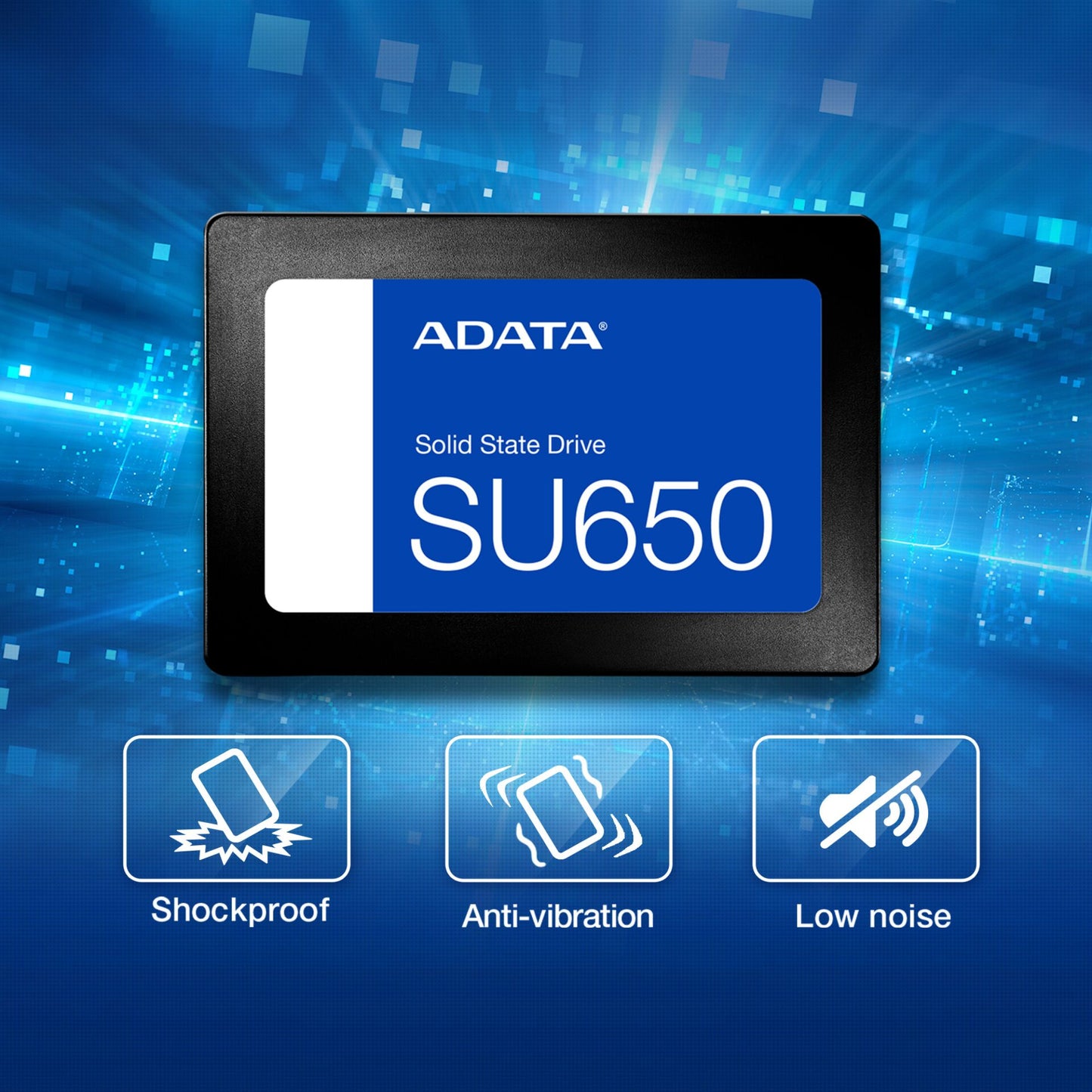 ADATA SATA SSD SU650 1TB SATA III 6.0 R/W 520/450