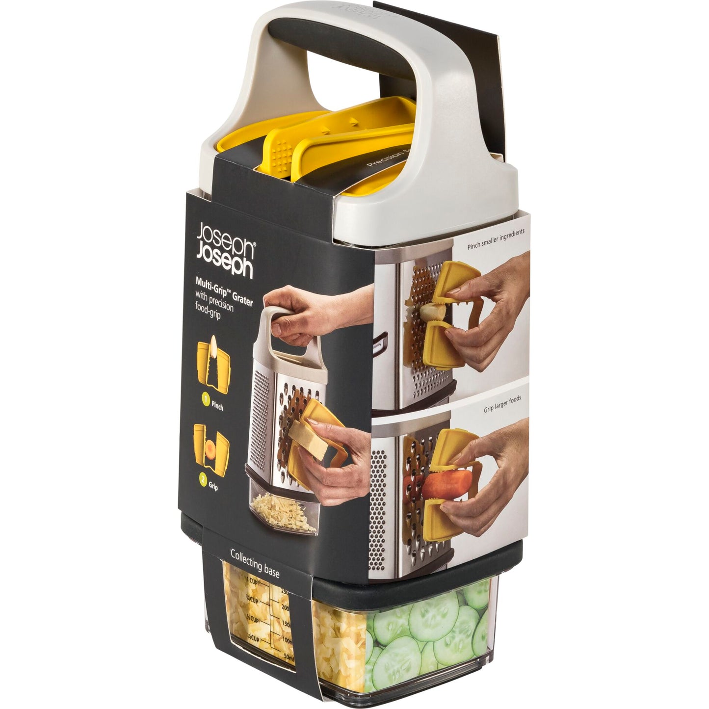 Joseph Joseph Multi-Grip Box Grater yellow
