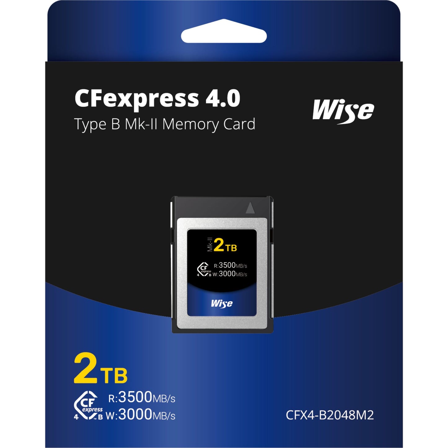 Wise CFexpress 4.0 Type B Mk-II 2TB WI-CFX4-B2048M2