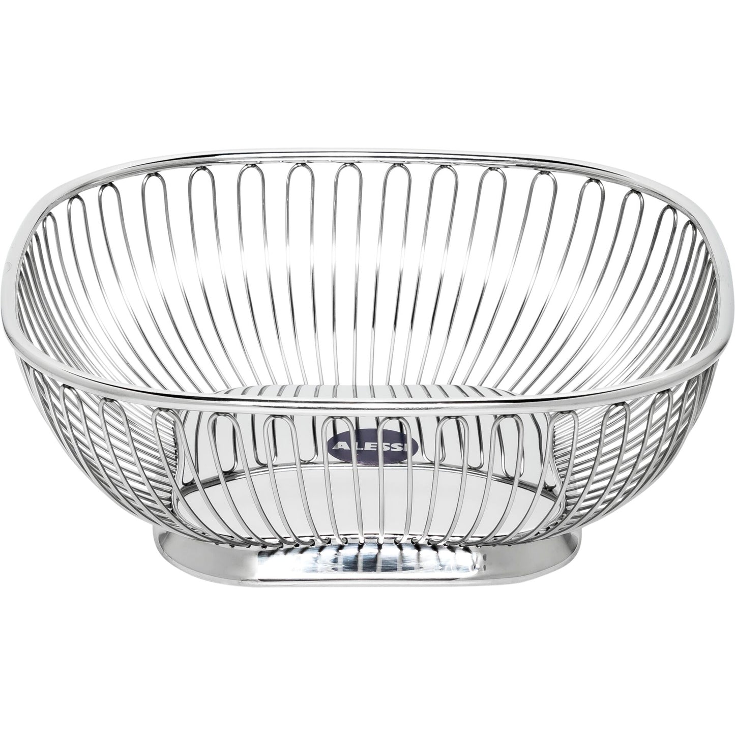 Alessi 845 Square Wire Basket Stainless Steel