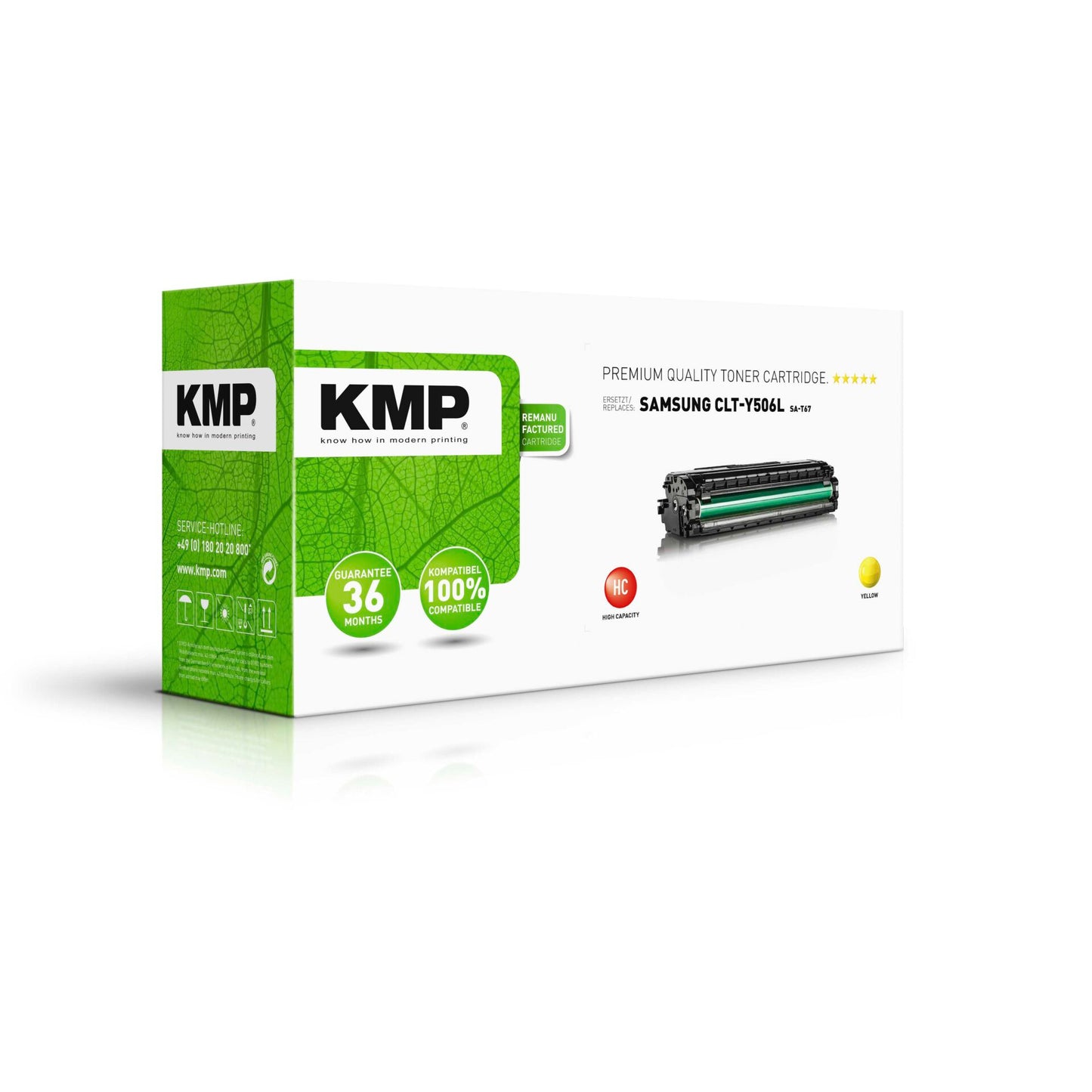 KMP SA-T67 Toner yellow compatible mit Samsung CLT-Y506L