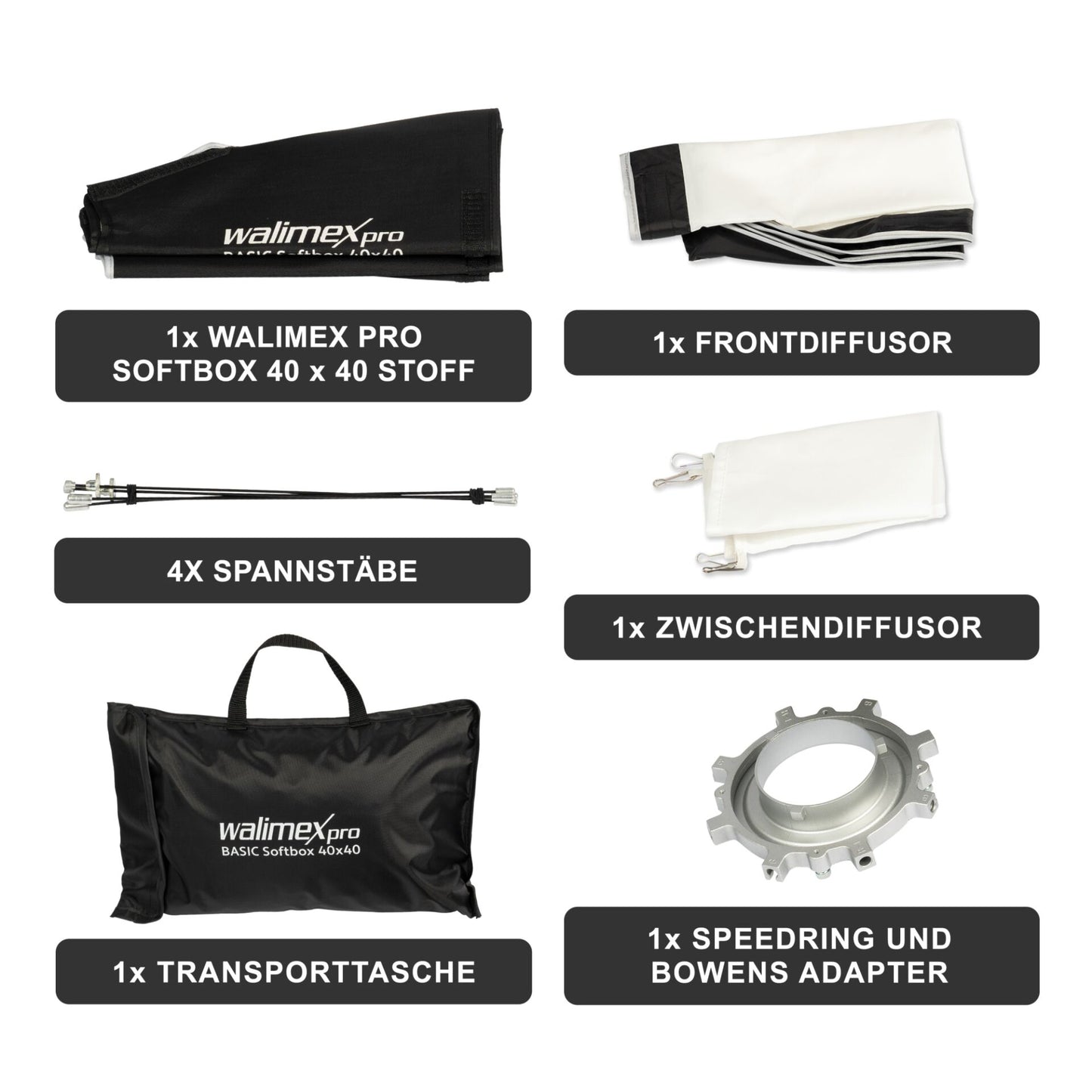 Walimex pro Softbox Basic 40x40