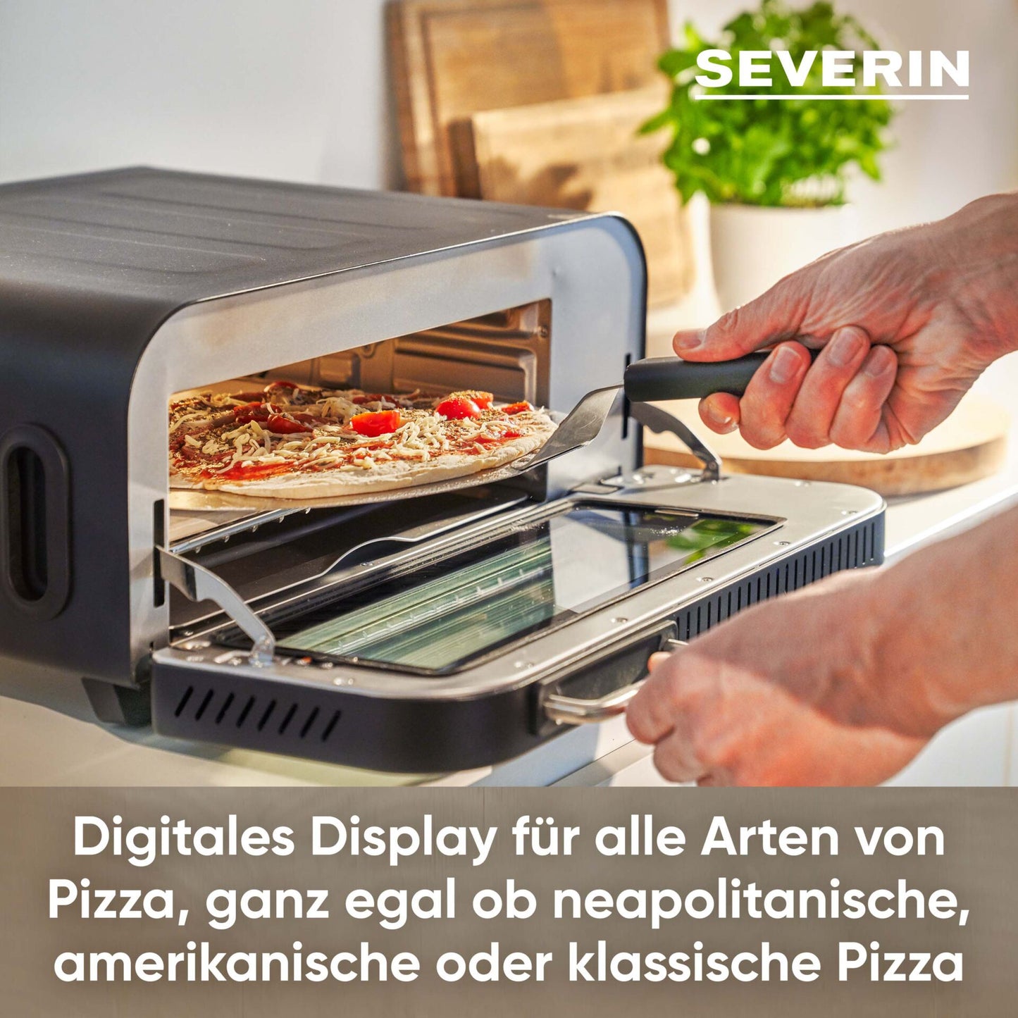 Severin PG 8575 SERICO Digitaler Pizza Ofen