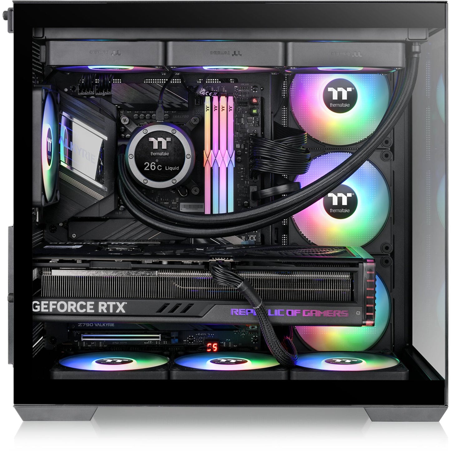 Thermaltake View 380 TG ARGB Black