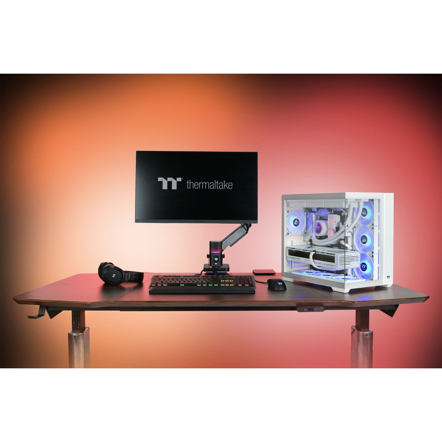 Thermaltake View 380 TG ARGB Snow White