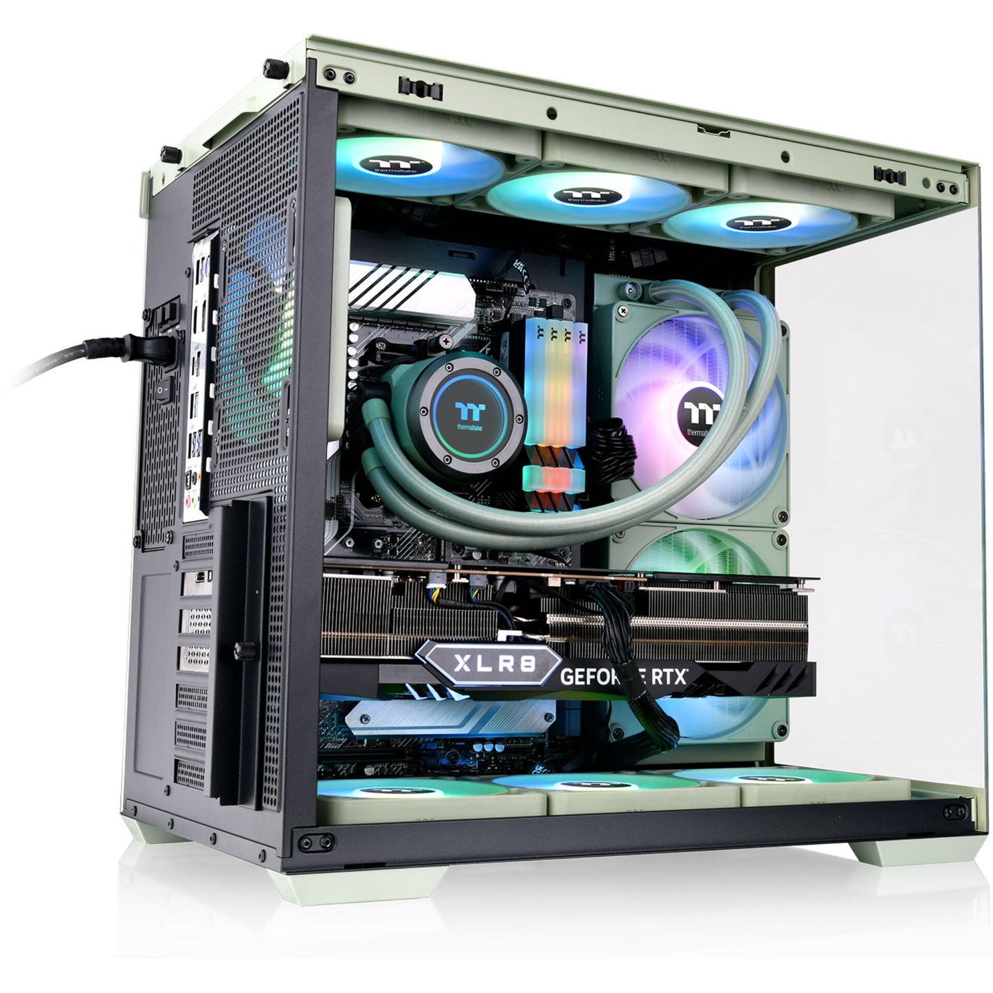 Thermaltake View 380 TG ARGB Matcha Green