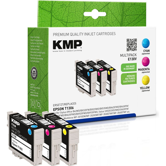 KMP E130V Multipack C/M/Y compatible with Epson T 130