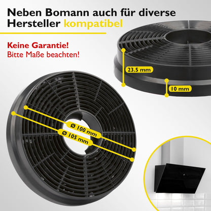 Bomann KF 563  Filter for DU 650/652/773/7608