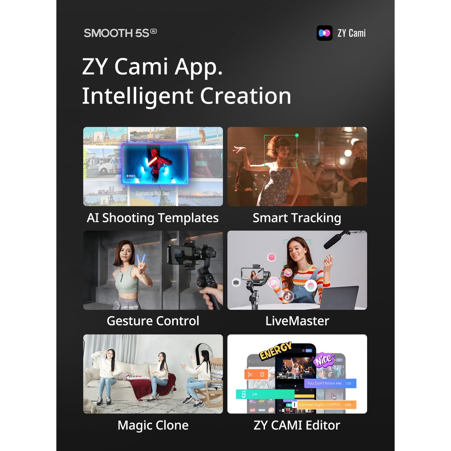 Zhiyun Smooth 5S AI Combo