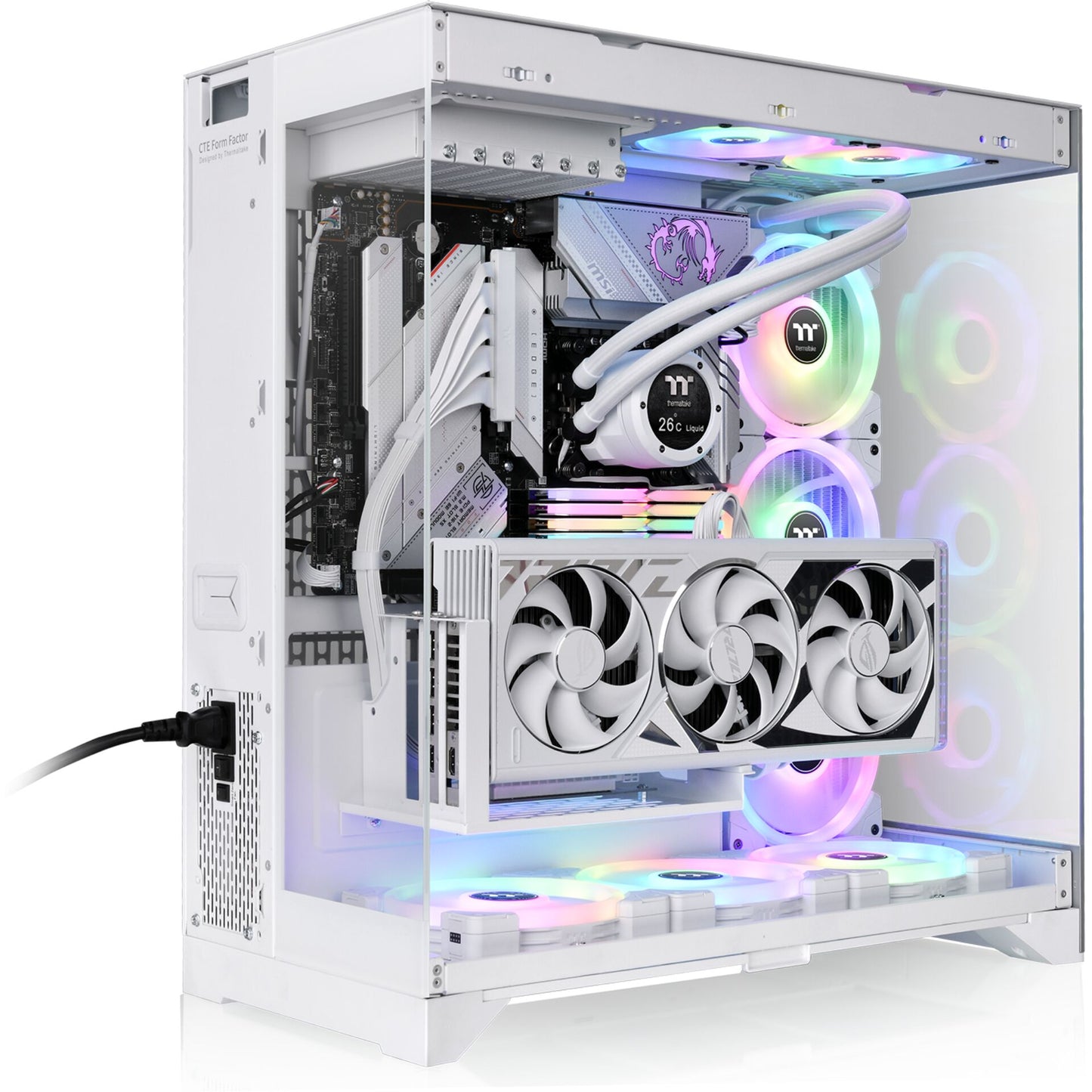 Thermaltake CTE E550 TG Snow White