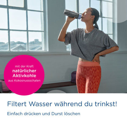 Brita Fill & Go Active darkblue incl. 2 MicroDisc