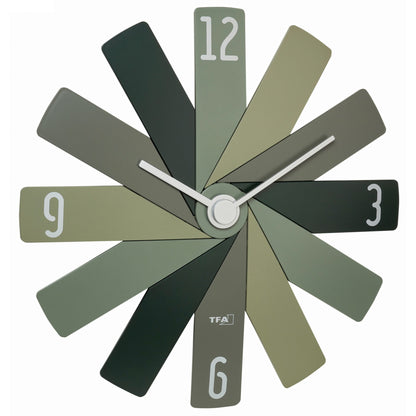 TFA Clock in the box  grün Wanduhr
