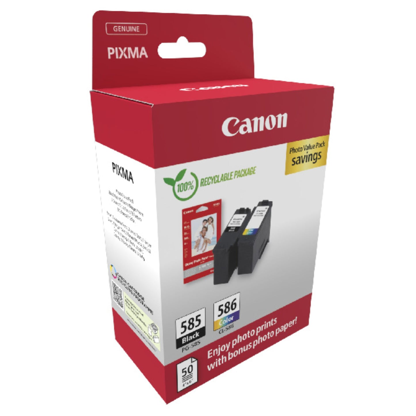 Canon PG-585 / CL-586 Photo Value Pack