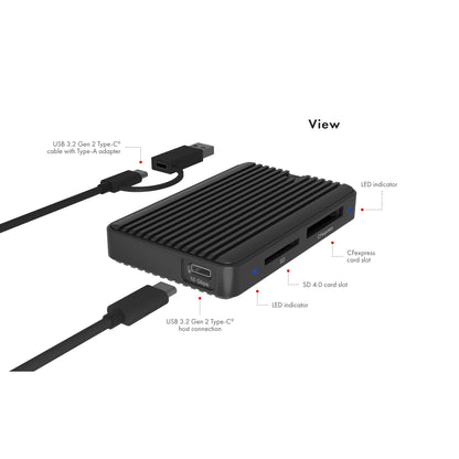 Raidsonic ICY BOX IB-CR504-C31 CFexpress & SD 4.0 Kartenleser