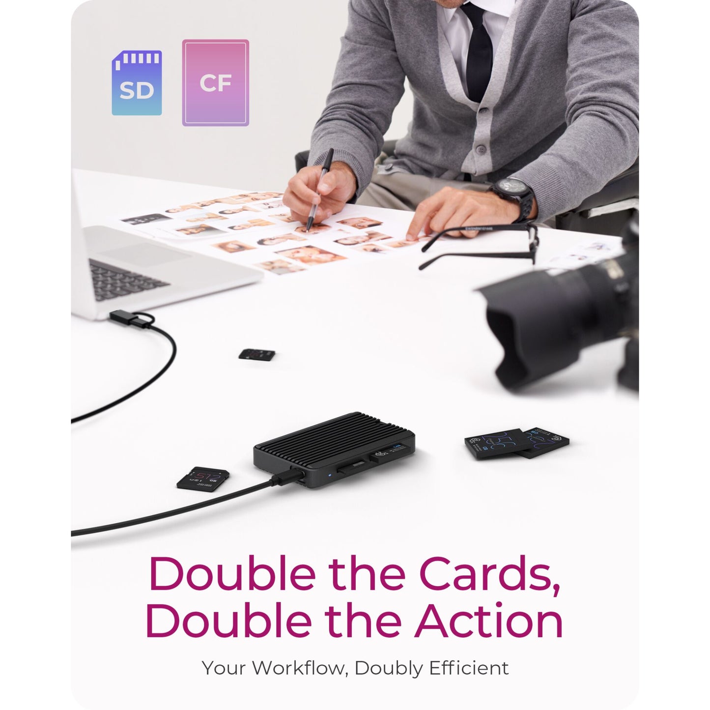 Raidsonic ICY BOX IB-CR504-C31 CFexpress & SD 4.0 Kartenleser