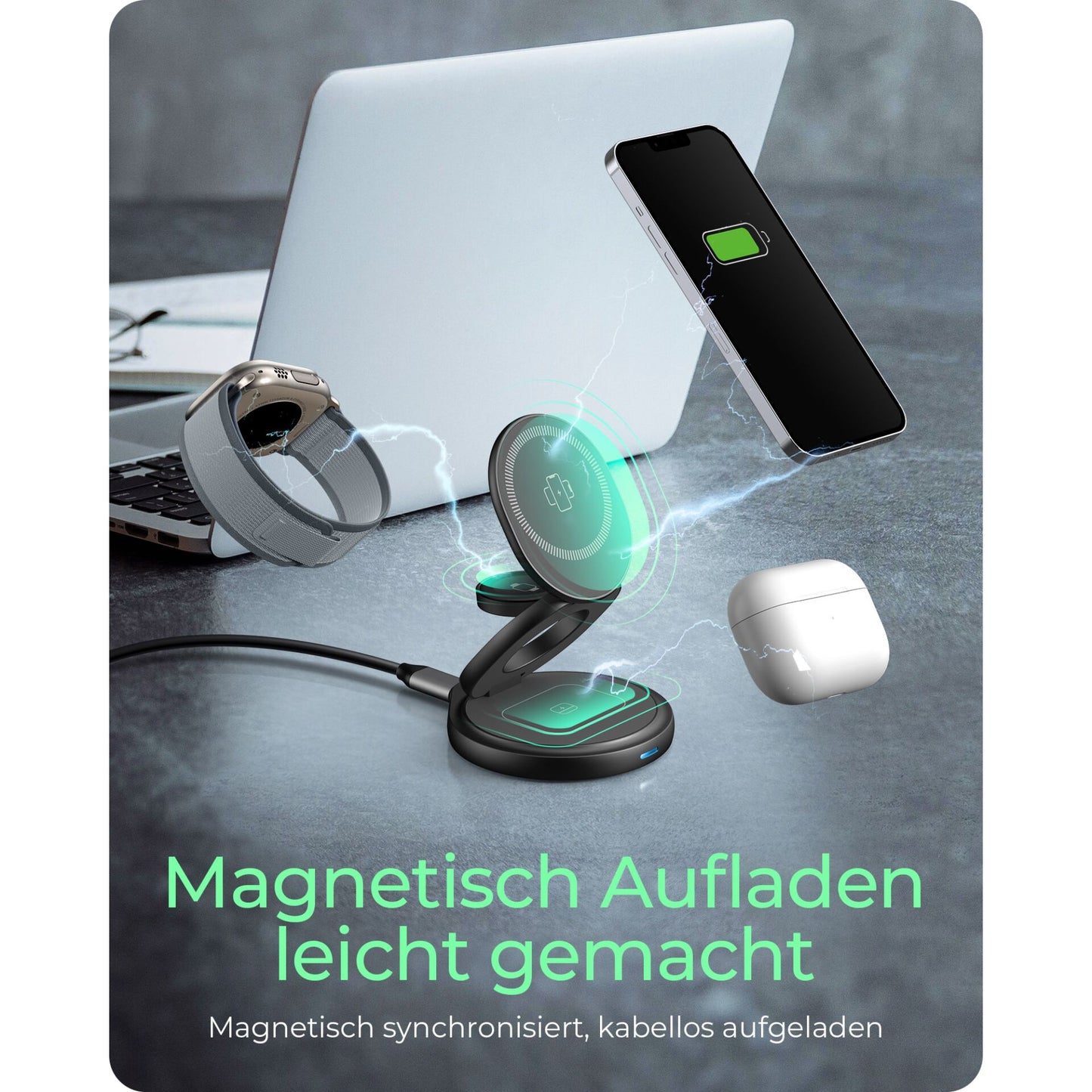 Raidsonic ICY BOX IB-SH101-CH 3 in 1 klappbarer Ständer