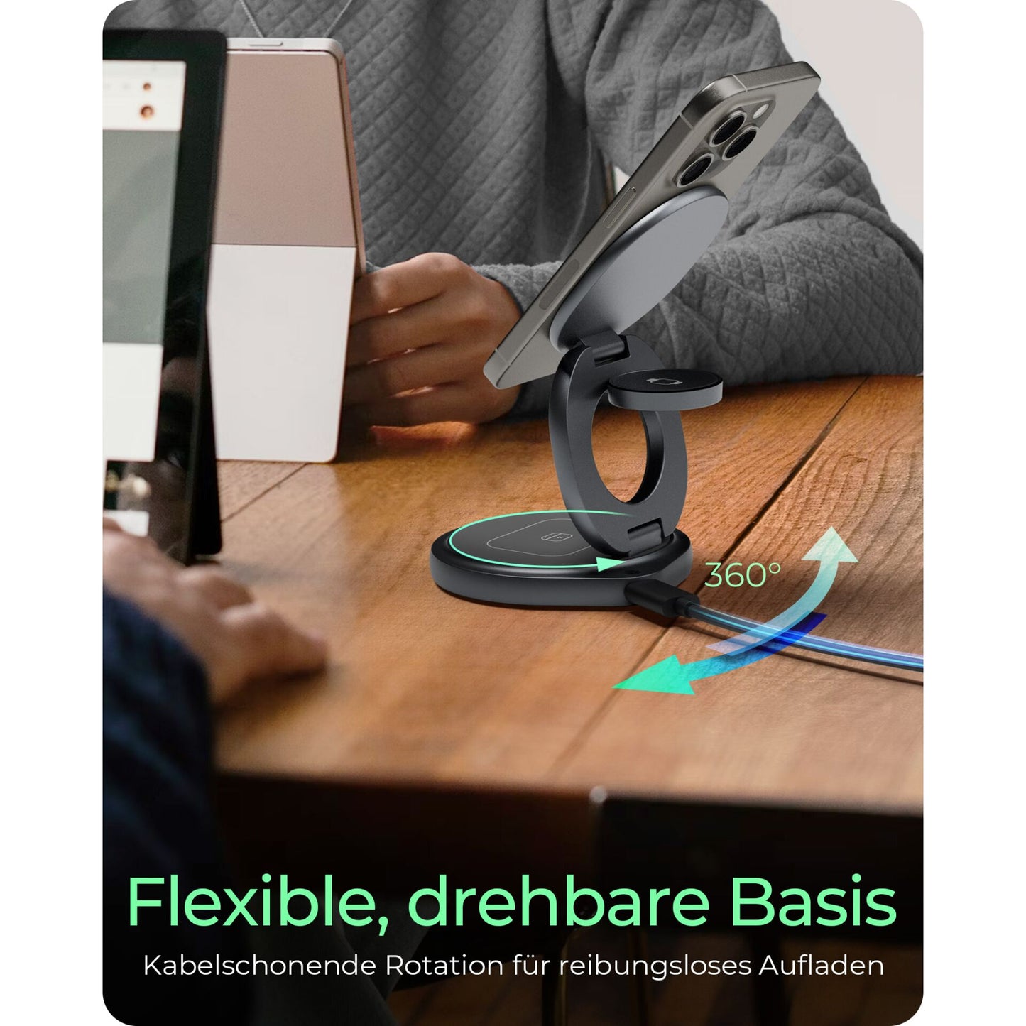 Raidsonic ICY BOX IB-SH101-CH 3 in 1 klappbarer Ständer