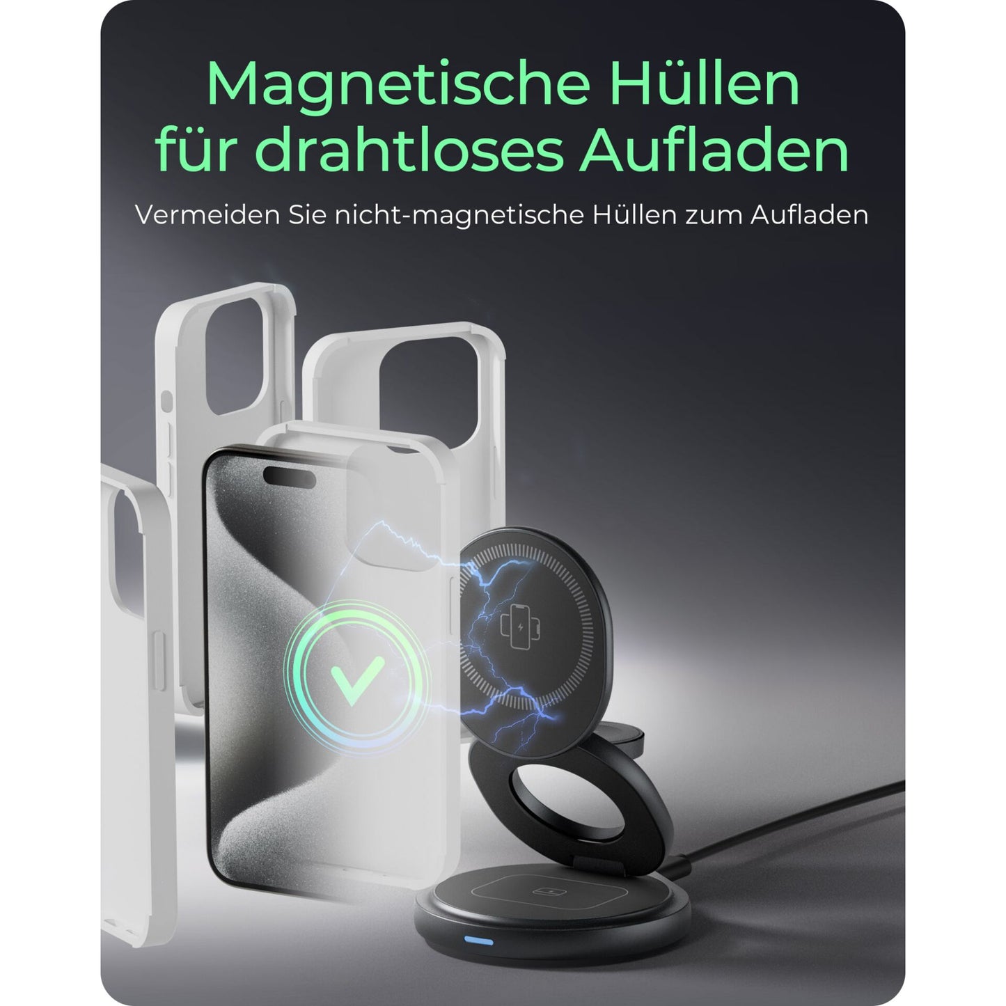 Raidsonic ICY BOX IB-SH101-CH 3 in 1 klappbarer Ständer